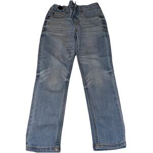 Preowned Cat And Jack Girls Skinny Stretch Jeans With Adjustable Waist Size 6